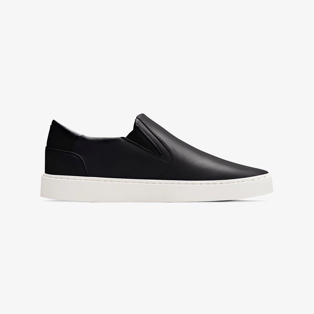Thousand Fell Men's Slip On Sneakers Black  Bio-Leather Size 11 NEW